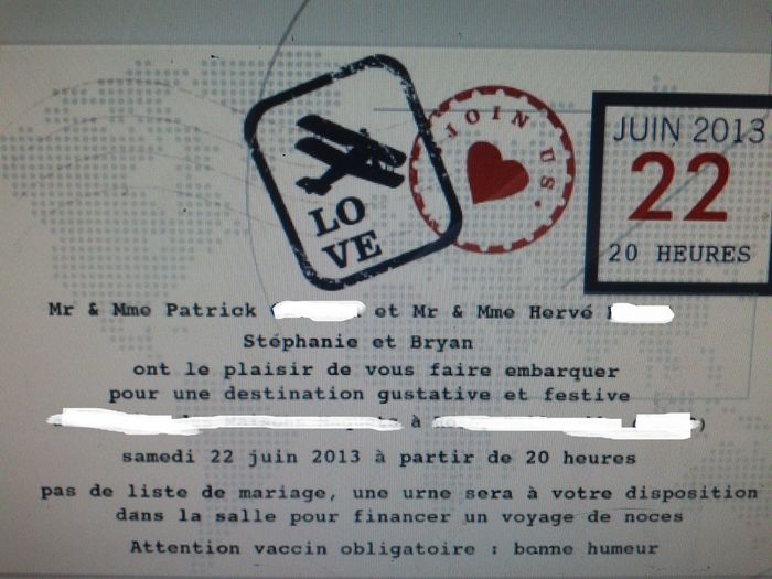 faire part