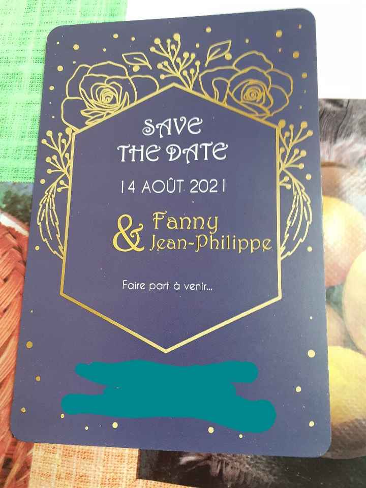 Save the date envoyé 😁 - 1