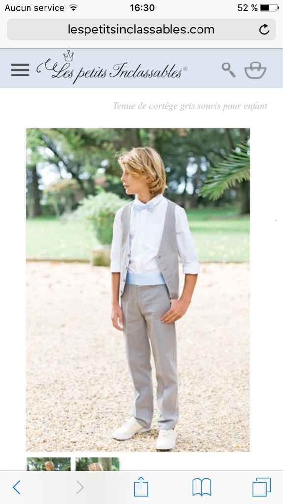 Tenue enfants d'honneurs - 2