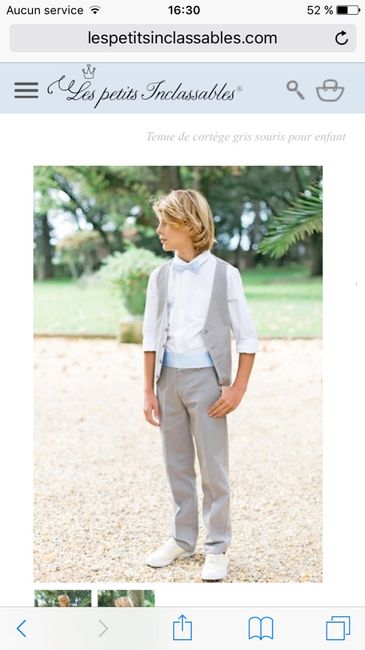 Tenue enfants d'honneurs - 2