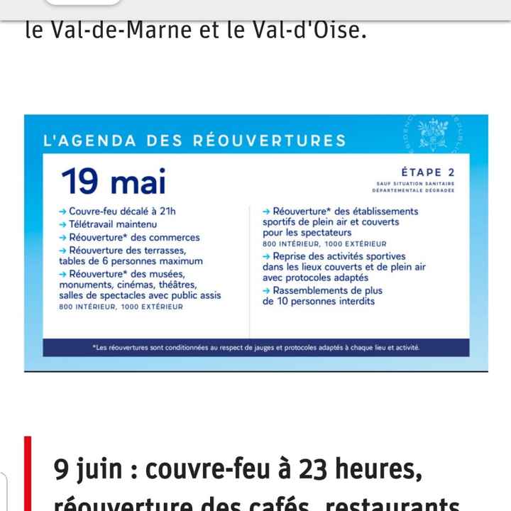 Calendrier covid - 2