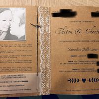 Faire part mariage Champêtre - 2