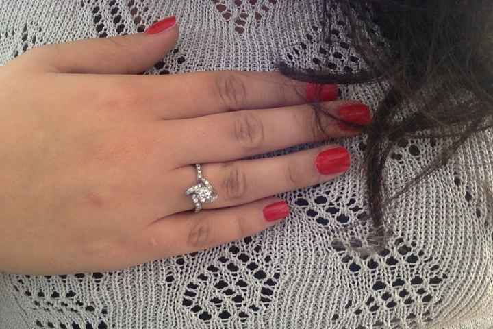 Ma bague de fiançailles :D