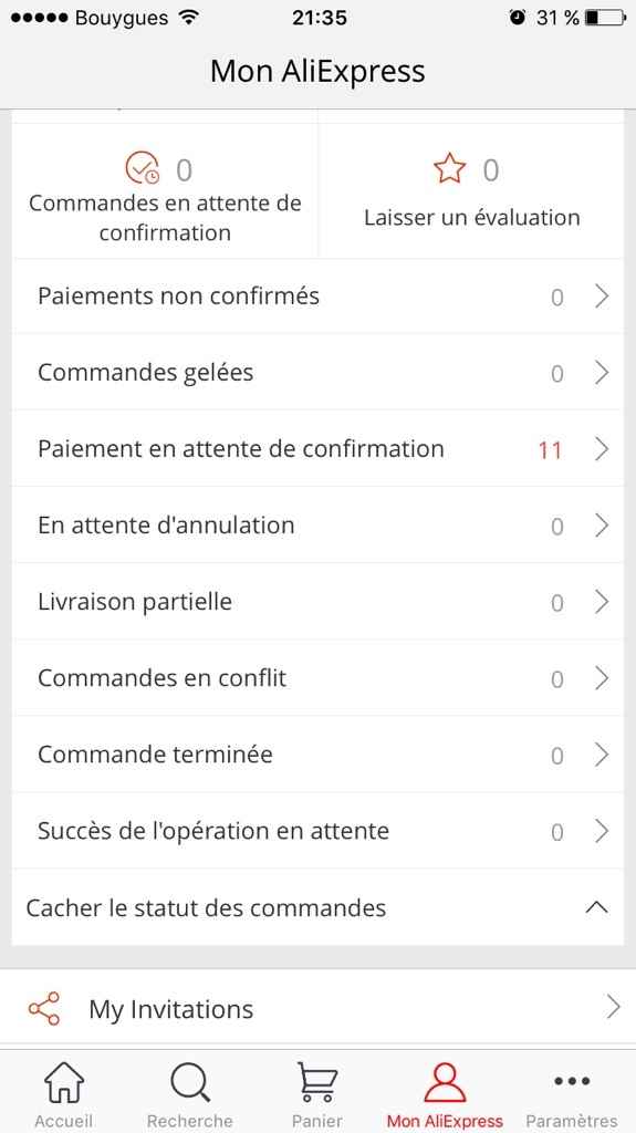 Premier achat aliexpress - 1