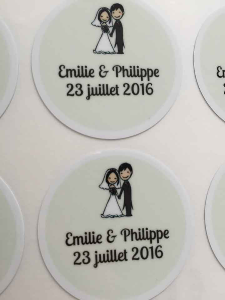 Étiquettes pour les contenants reçu - 1