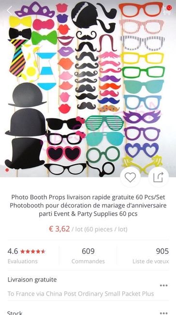 J'ai craqué ! 1ère commande aliexpress - 1