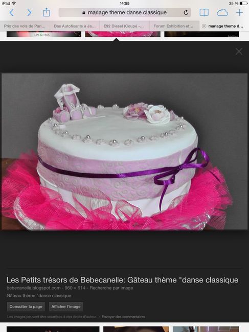 Gateau danse classique