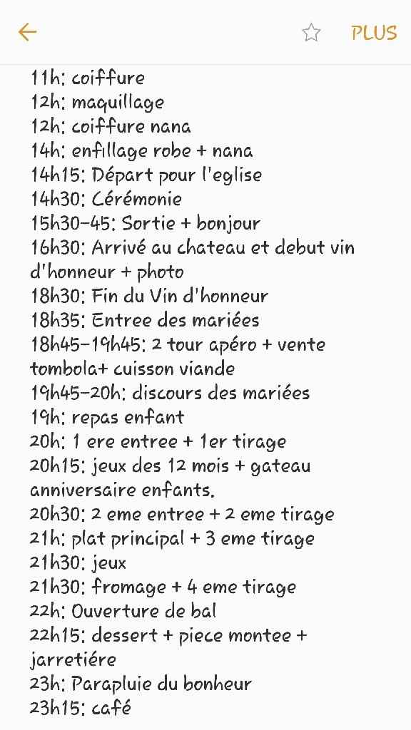 Planning jour j avis - 1