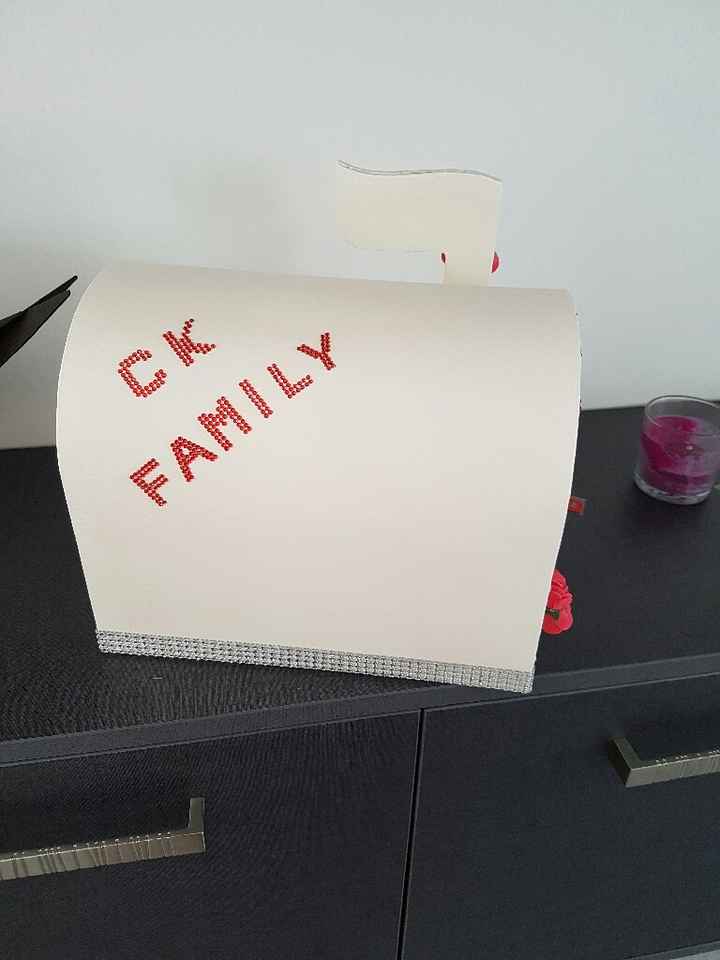 Diy urne boîte aux lettres fini - 2