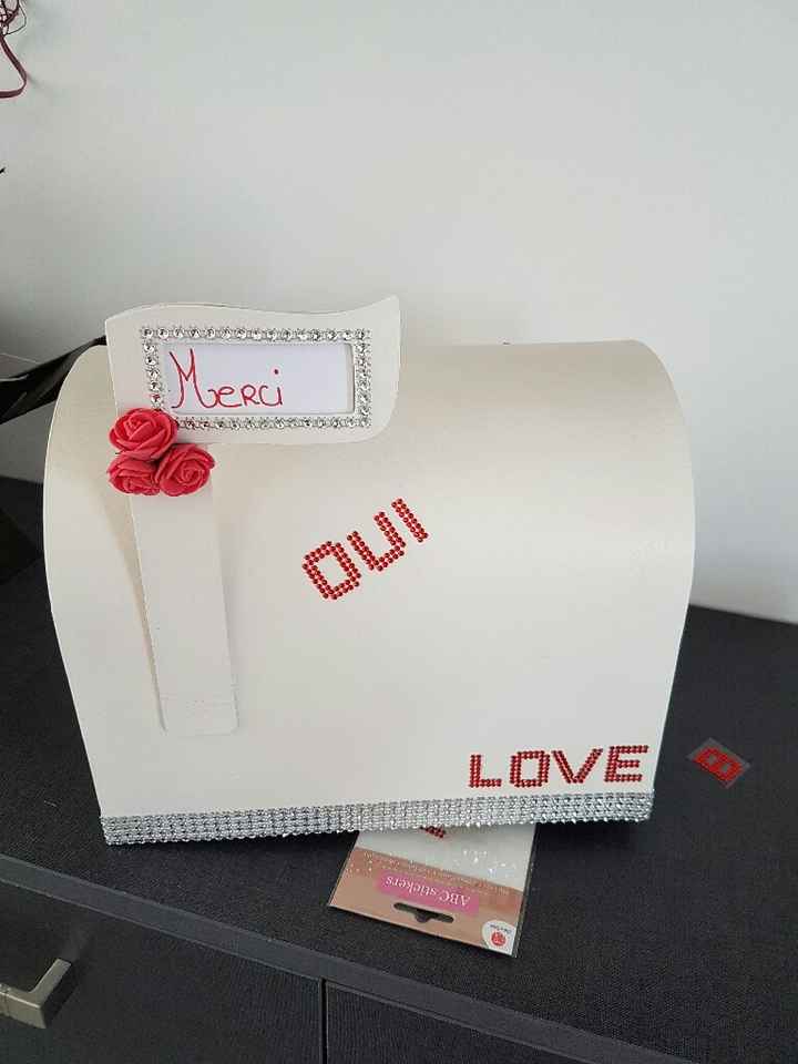 Diy urne boîte aux lettres fini - 3