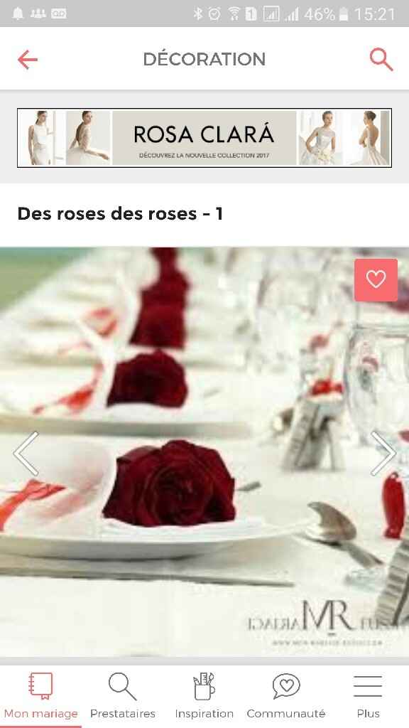 Mes centres de tables invités - 1