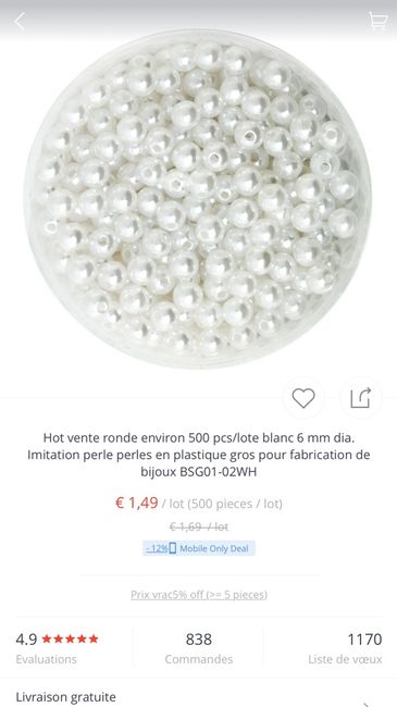 Diy: mes achats du jour pour mes boules de rose - 4
