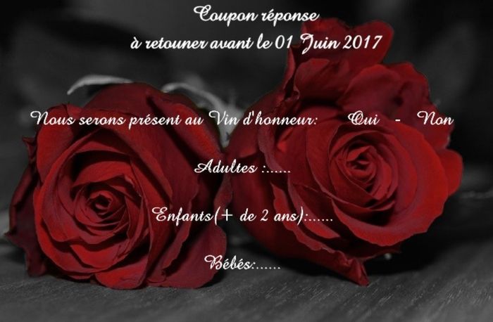 Coupon réponse Vh