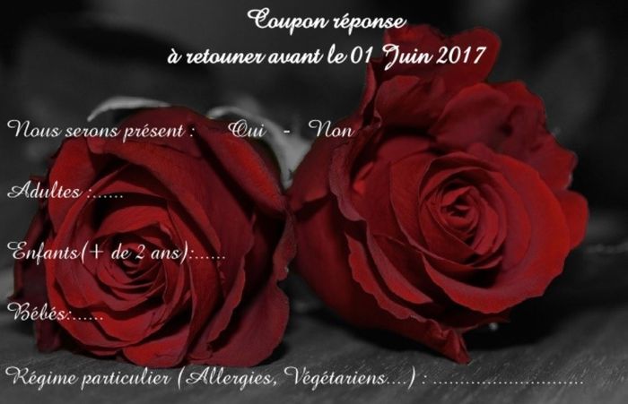 Coupon réponse repas 