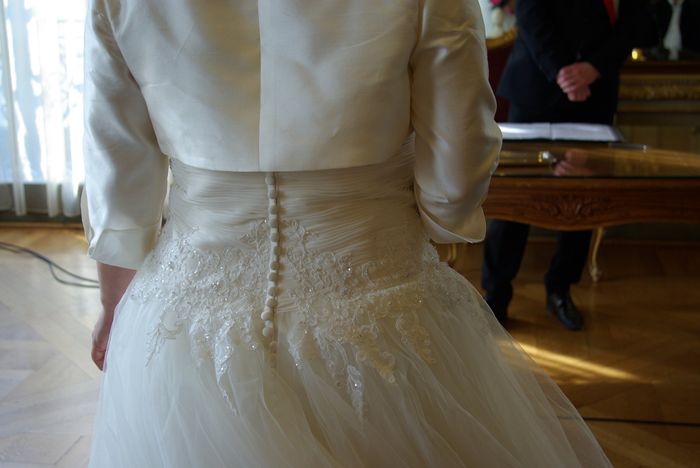 Le dos de ma robe...