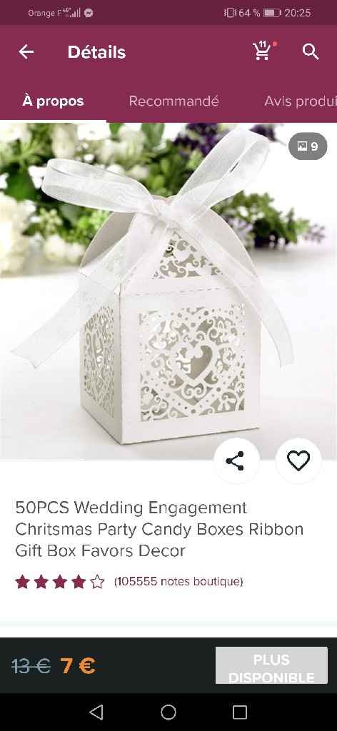 Présentoir à dragées - 1