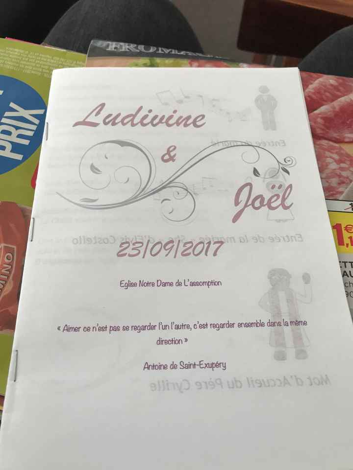  Cheri s'est mis au livret de messe... - 1