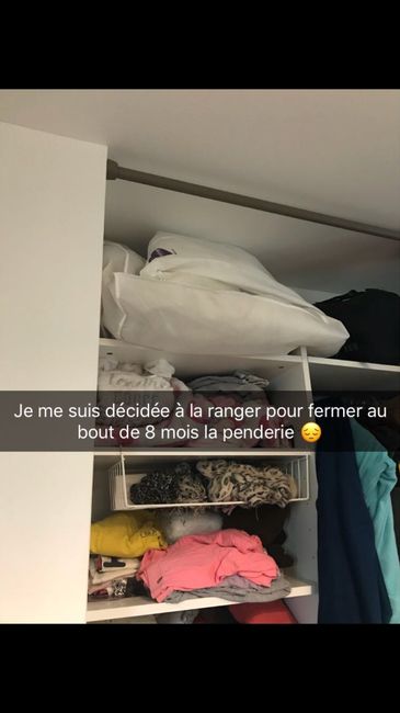 ça y est... 8 mois... je me décide à la ranger - 1