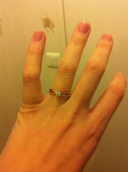 ma bague de fiançailles :)