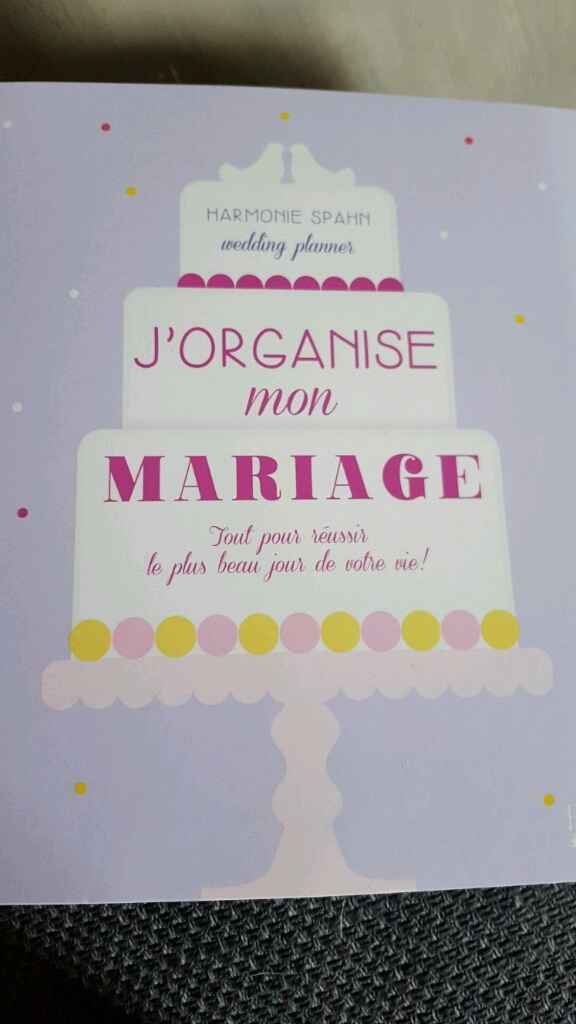 Livre j'organise mon mariage ? - 1