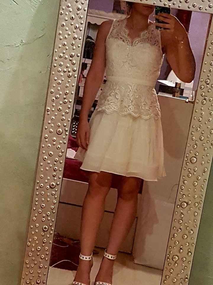  Robe de mariée pour la soirée dansante - 1