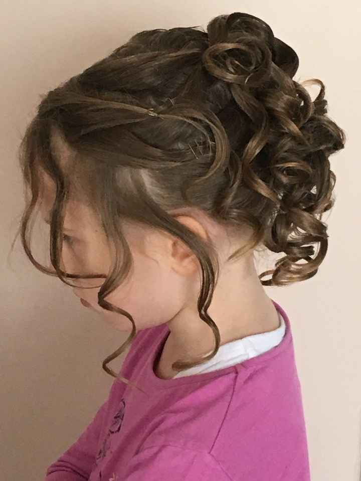 vue de l'autre côté avec les mèches tombantes