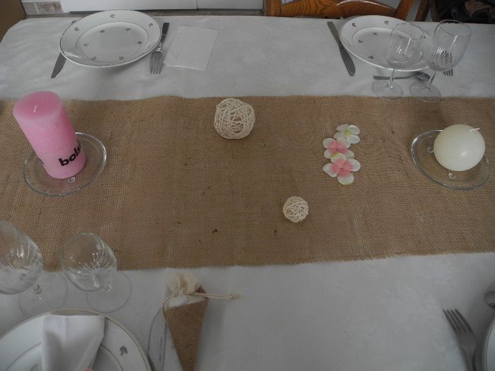 Ma déco champêtre sur table ovale :) 4