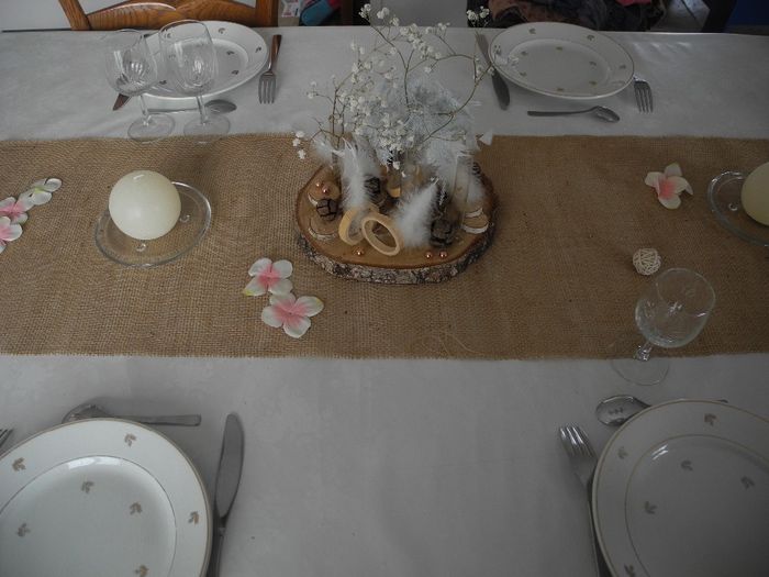 Ma déco champêtre sur table ovale :) 5