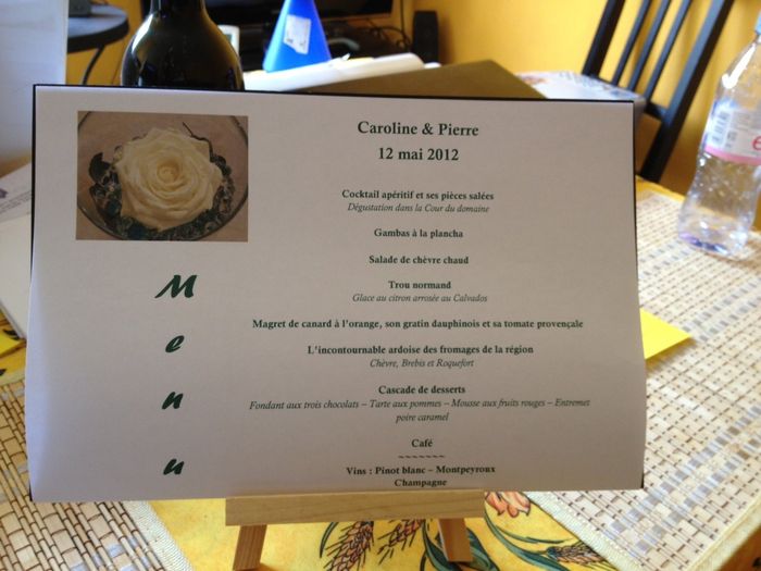 Mon menu final
