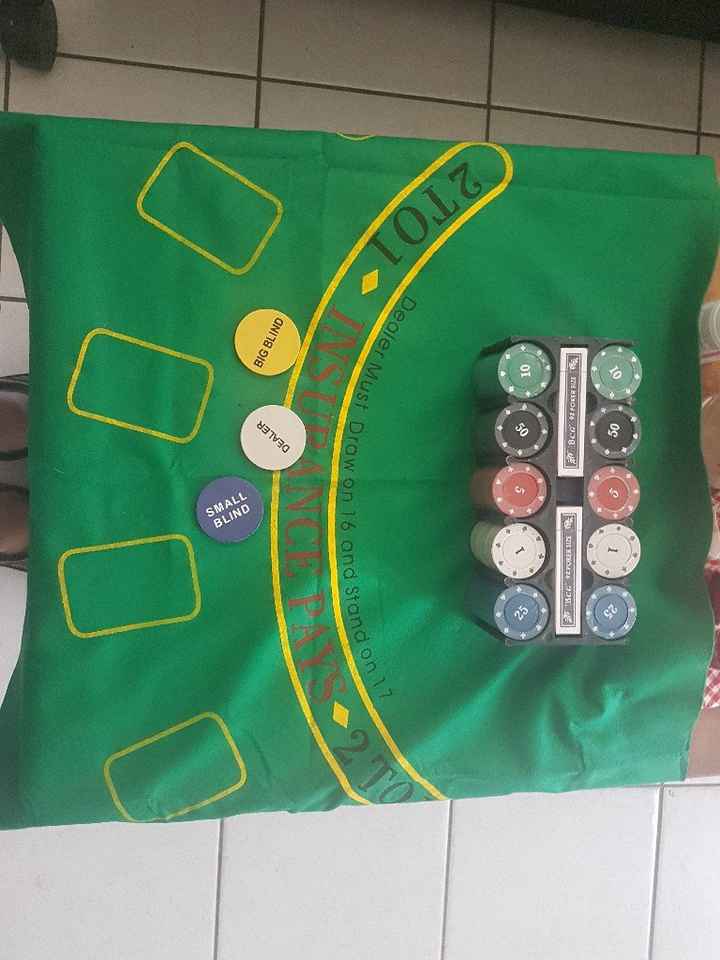 Table poker reçu - 1