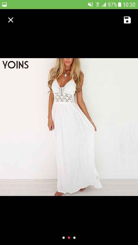 Robe et collier pour mariage civil août 2017 - 1