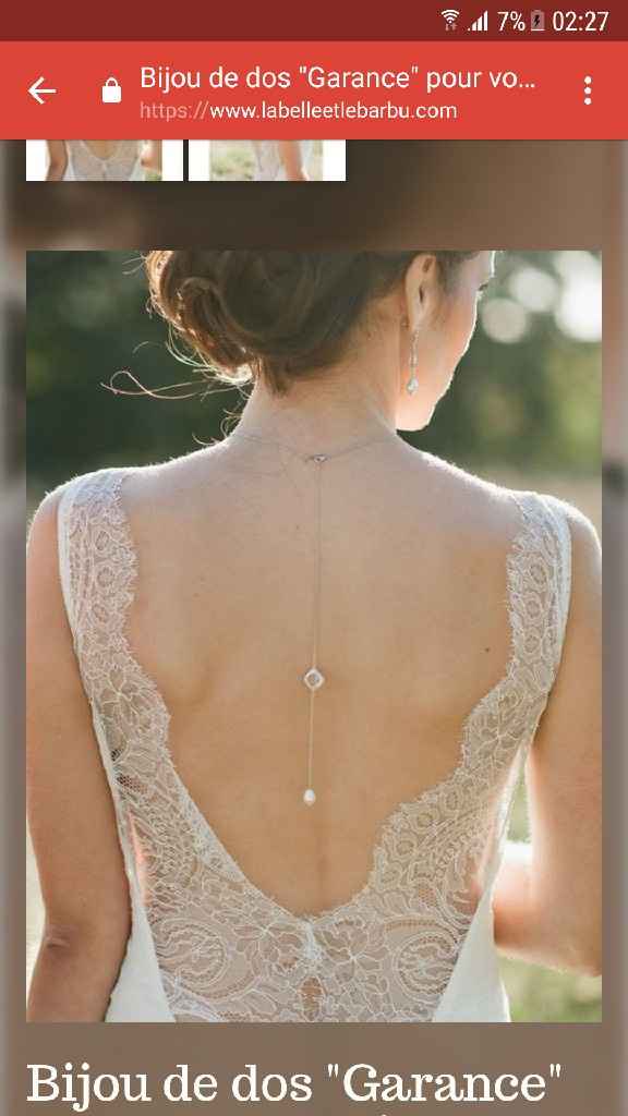 Robe et collier pour mariage civil août 2017 - 3