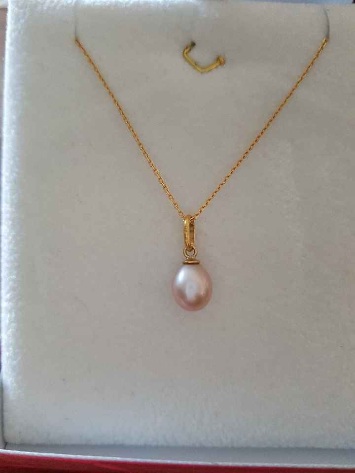 Collier et bracelet perle - 2