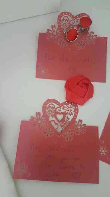 Boutonnière et boutons de manchette