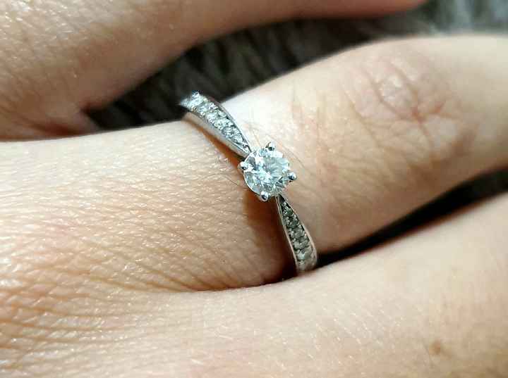 La bague de fiançailles, enfin à mon doigt ! - 1