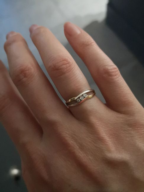 Ma bague de fiançailles, sa demande, une belle surprise après de longues années ... 3