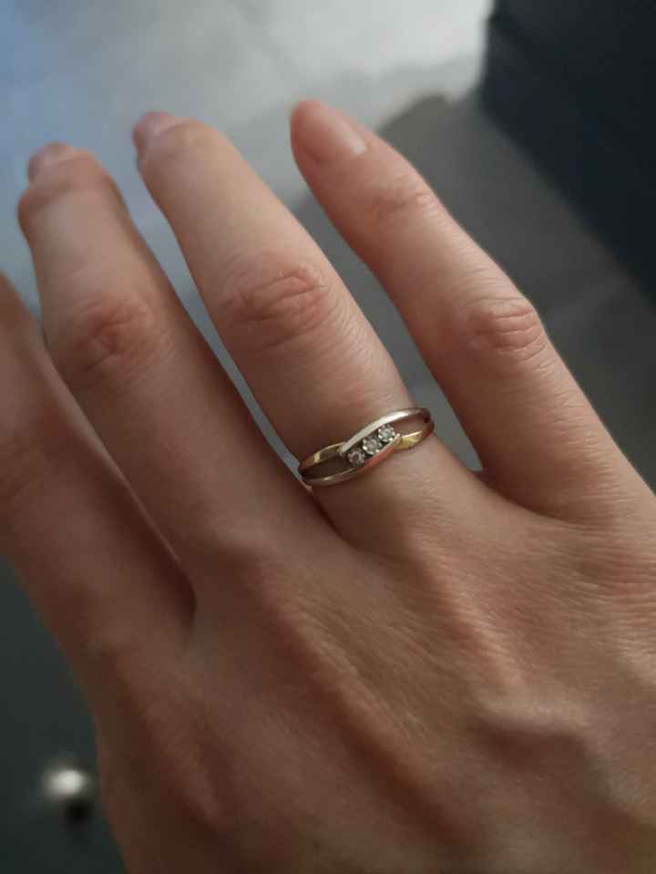 Ma bague de fiançailles, sa demande, une belle surprise après de longues années ... - 1