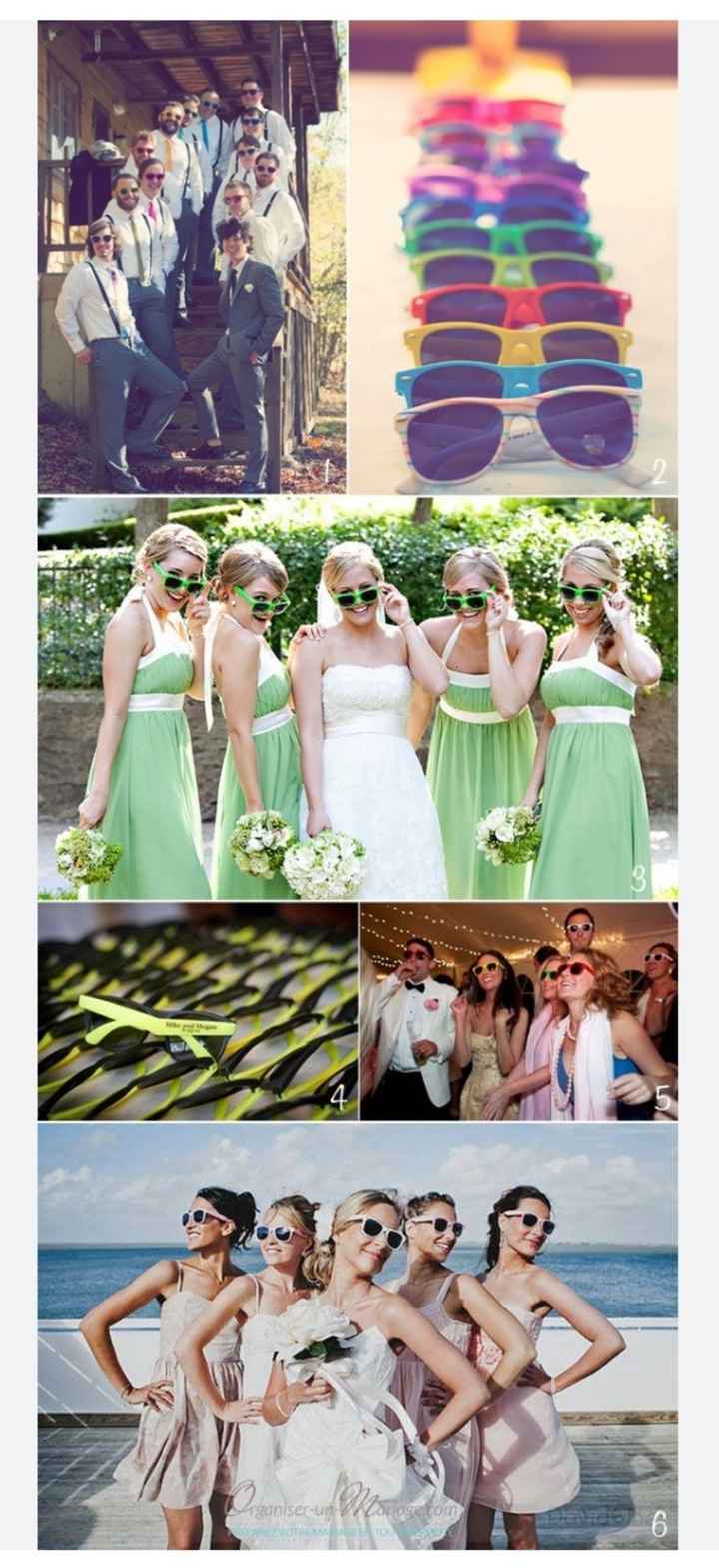 Mariage au soleil = Lunette de soleil ? - 1