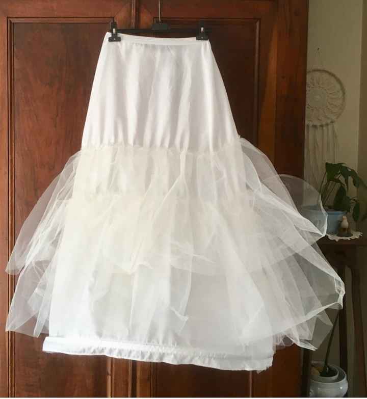Jupon robe de mariée - 1