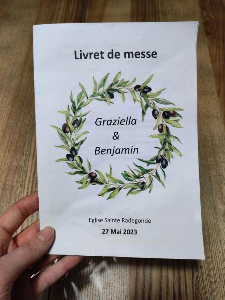 Avancée du mariage religieux... M-2 - 7
