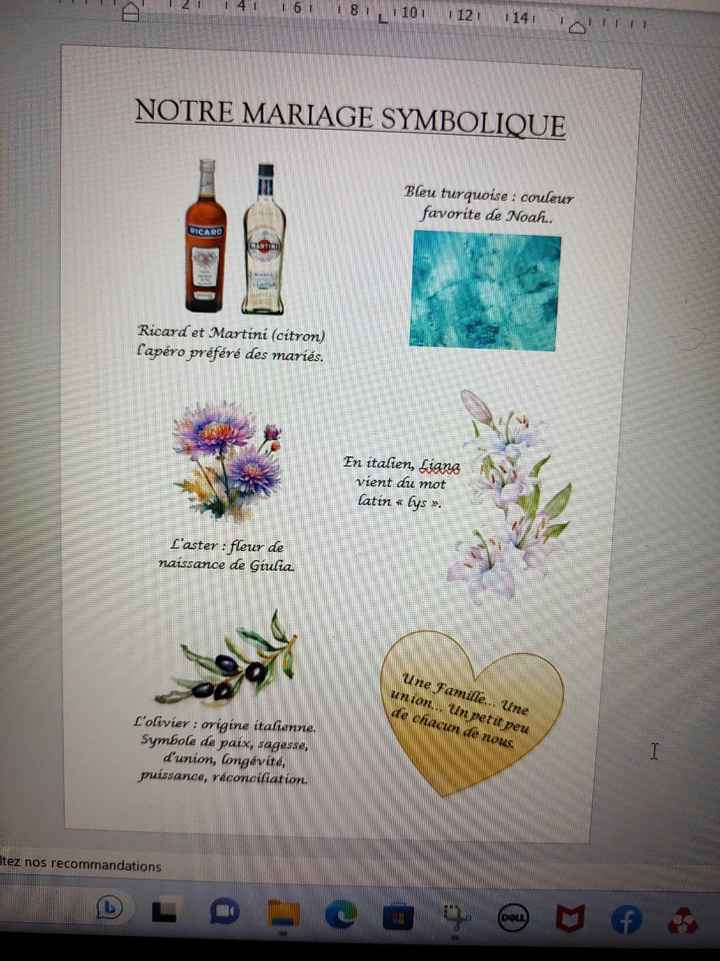 Avancée du mariage religieux... M-2 - 1