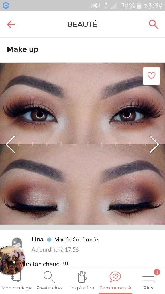 J'ai aimé vos essais voici mon essai maquillage - 1