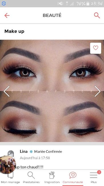 J'ai aimé vos essais voici mon essai maquillage - 1
