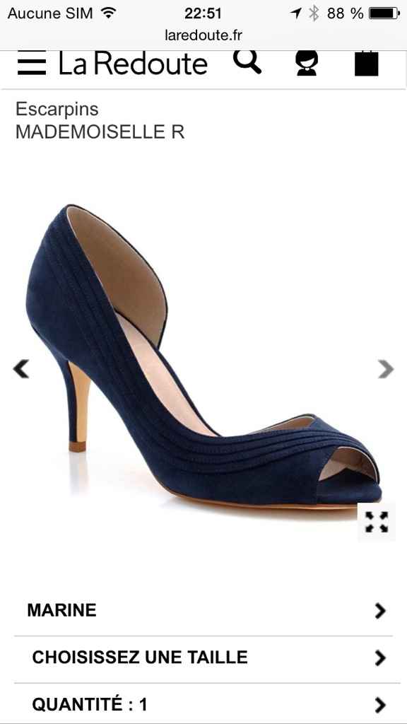 Choix de chaussures bleues - 1