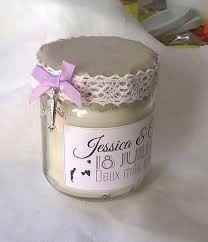 Bougie cadeau invités 