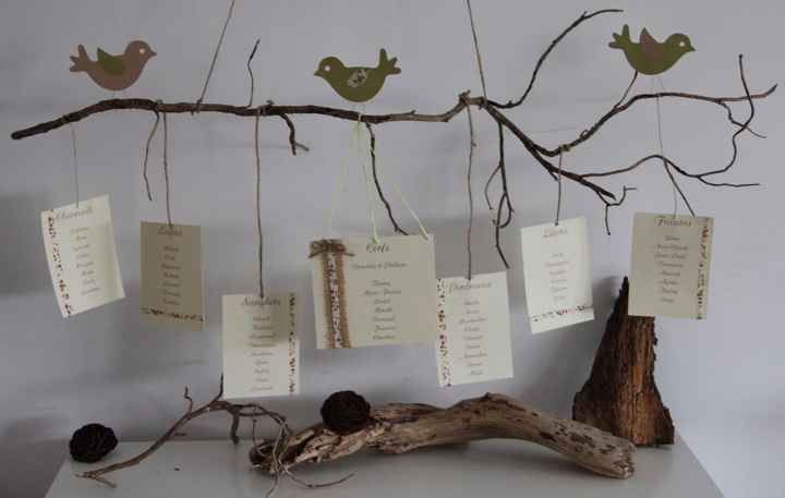 plan de table branche
