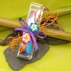 Idées contenants à dragées boite en plastique rectangulaire