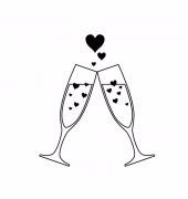 coupes de champagne 