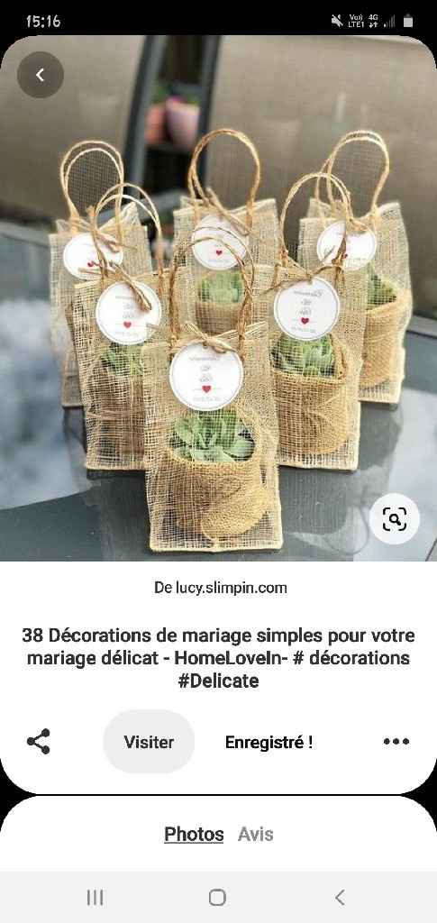 Cadeaux invités - 1