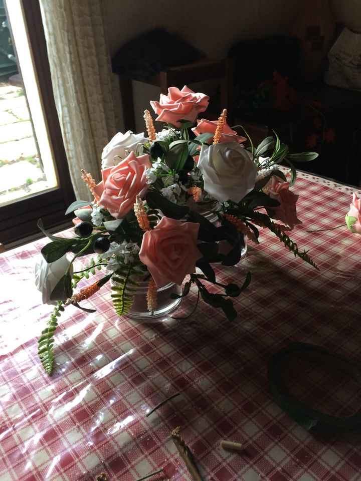 Bouquet pour les tables invités - 1